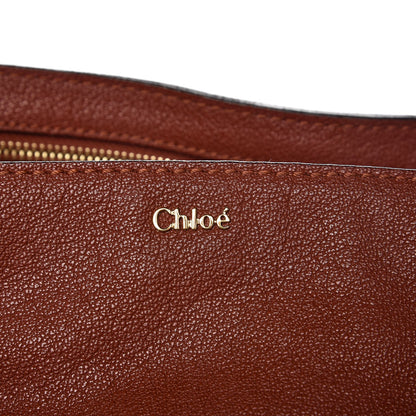 Chloe Calfskin Medium Elsie Satchel Whiskey 7 of 7