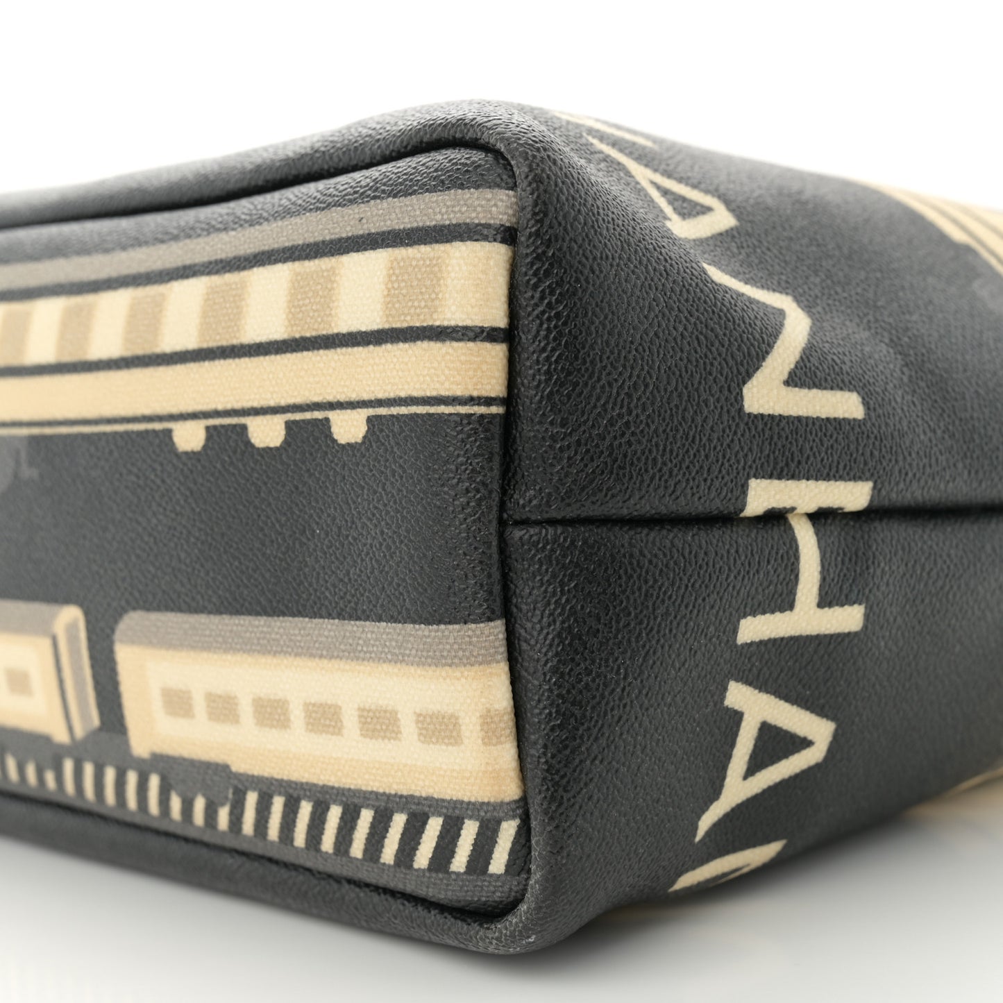 Coated Canvas Le Train Bag Black