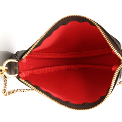 Louis Vuitton Monogram 2021 Christmas Animation London Mini Pochette Accessories Red 5 of 8