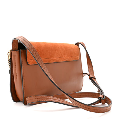 Chloe Suede Calfskin Small Faye Shoulder Bag Tobacco 3 of 10