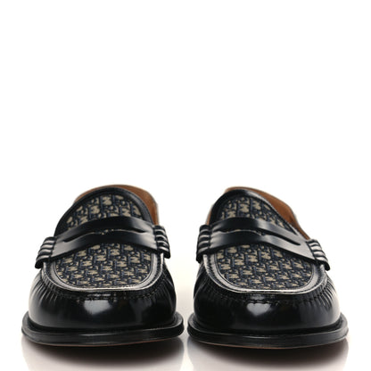 Christian Dior Smooth Calfskin Oblique Blake Loafers 43 Black 2 of 9