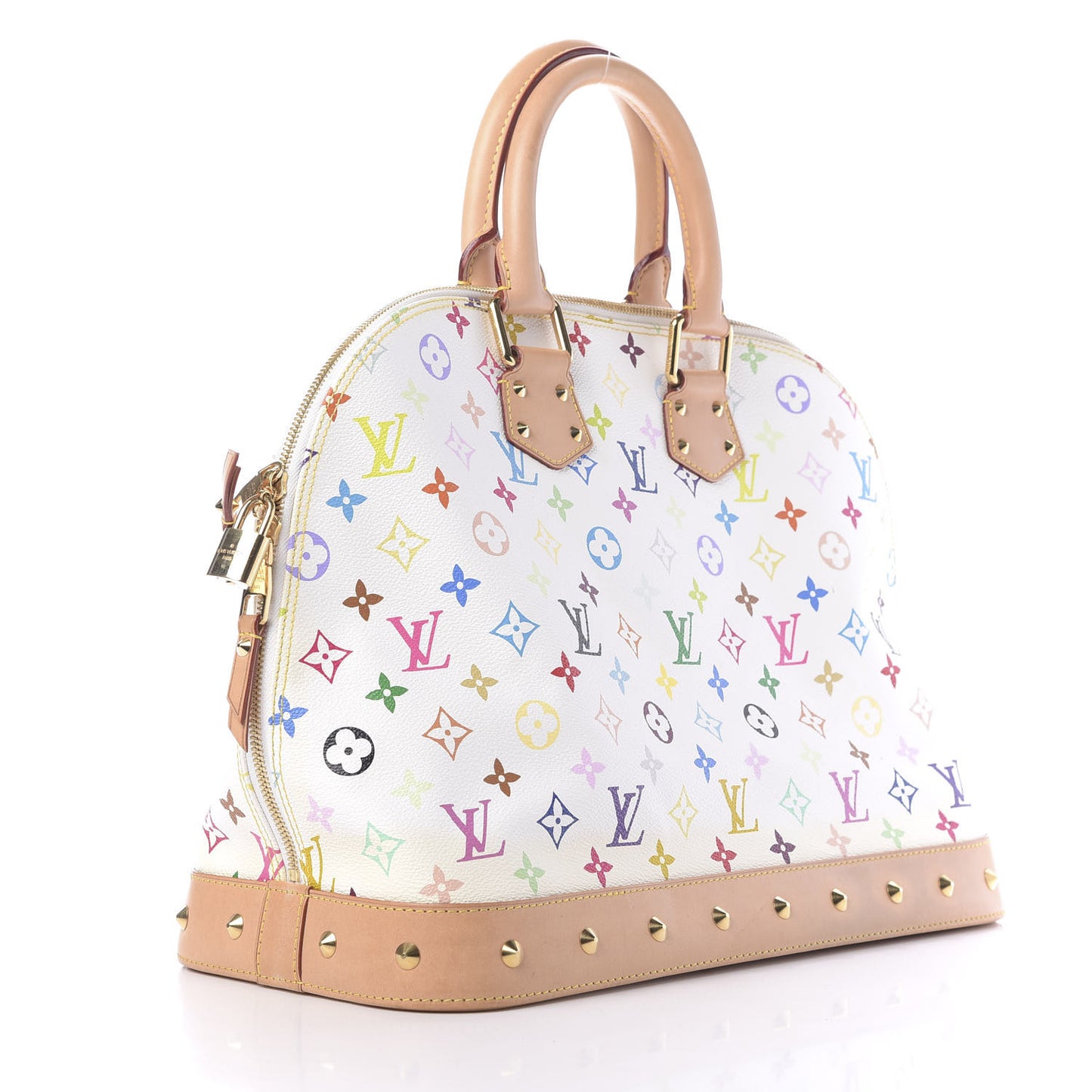 Monogram Multicolor Alma GM White