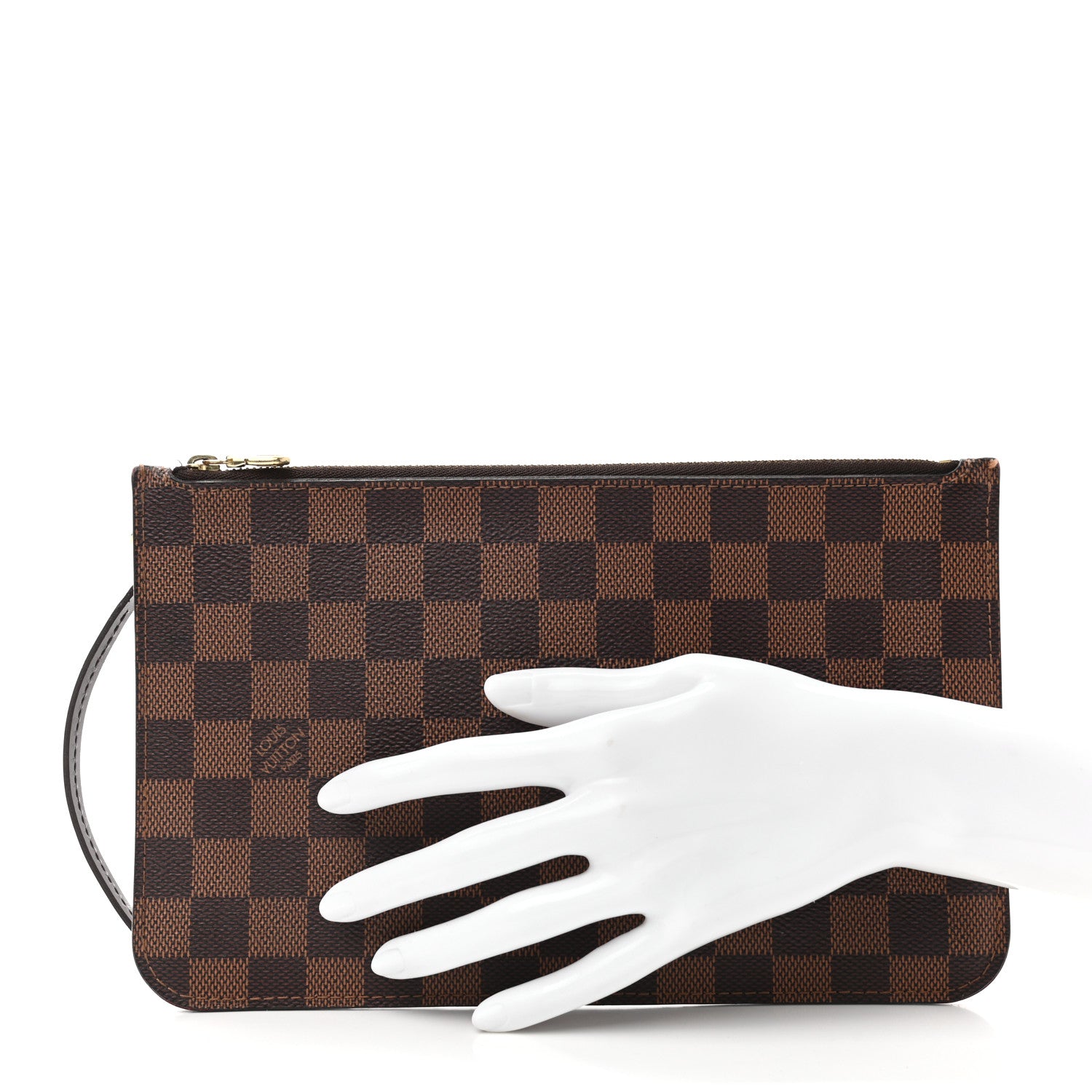 Louis Vuitton Damier Ebene Neverfull MM GM Pochette 2 of 14