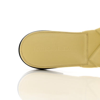 Bottega Veneta Nappa Quilted Rubber Lido Flat Sandals 39.5 Moon Beam 6 of 10