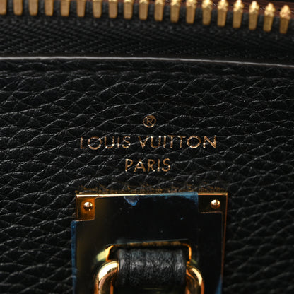 Louis Vuitton Calfskin City Steamer MM Magnolia Black 6 of 18