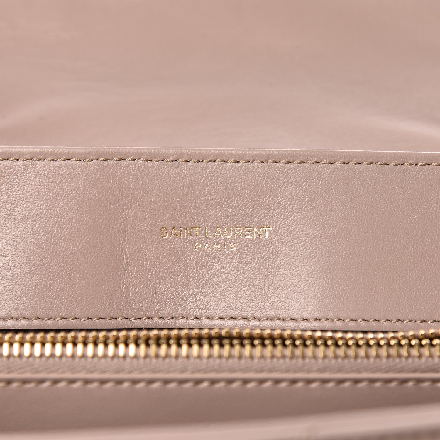 Saint Laurent Calfskin Y Quilted Monogram Medium Loulou Chain Satchel Light Natural 6 of 12