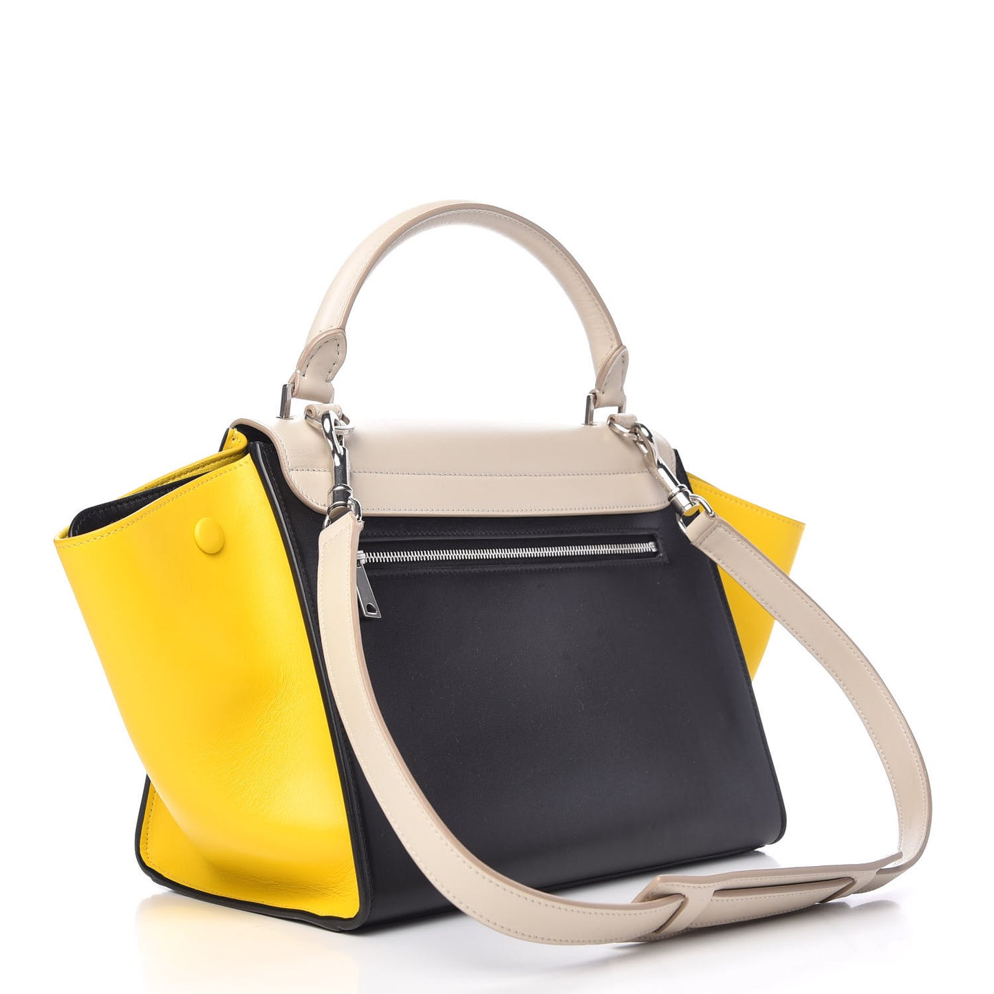 Satin Calfskin Small Tri-Color Trapeze Sun