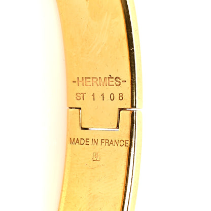 Hermes Enamel Narrow Clic Clac H Bracelet PM Black 4 of 4