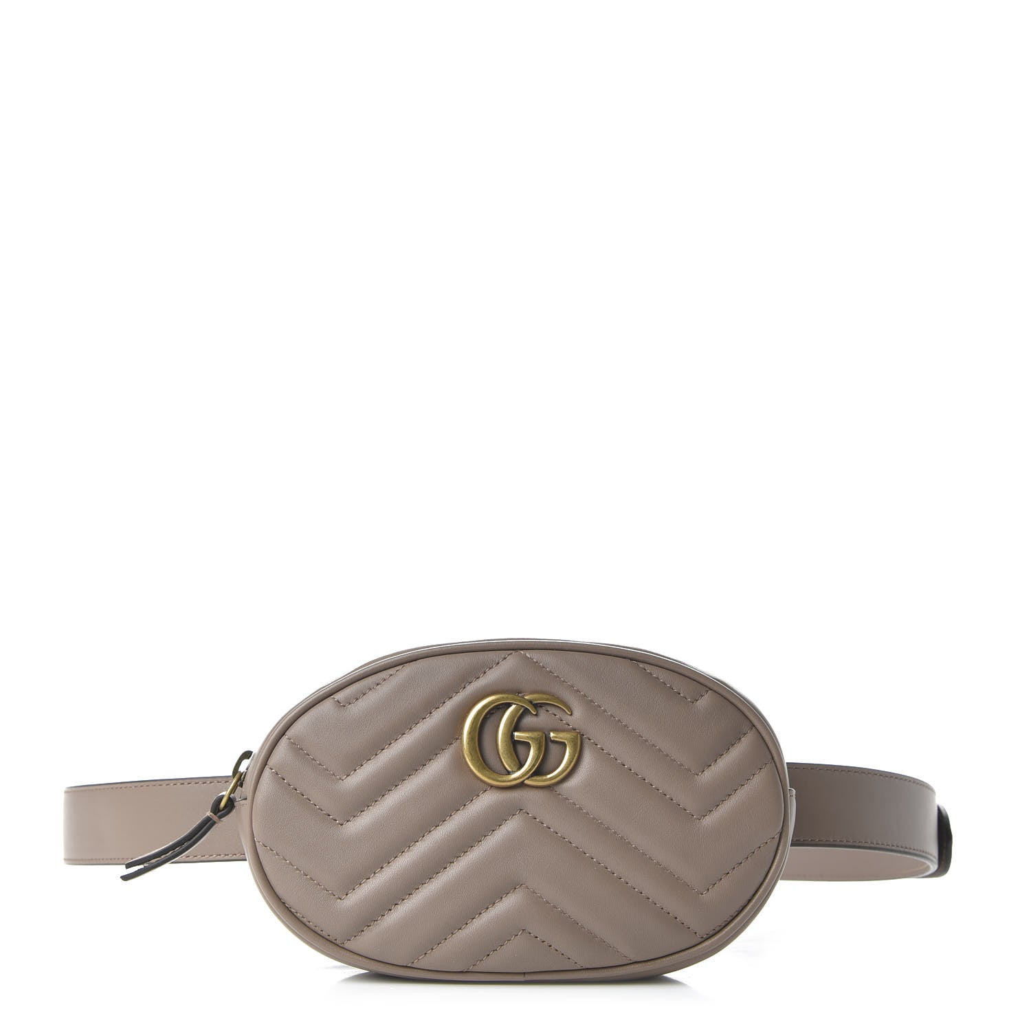 Gucci Calfskin Matelasse GG Marmont Belt Bag 105 42 Porcelain Rose 1 of 12
