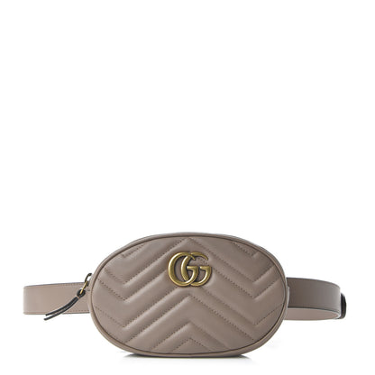 Gucci Calfskin Matelasse GG Marmont Belt Bag 105 42 Porcelain Rose 1 of 12