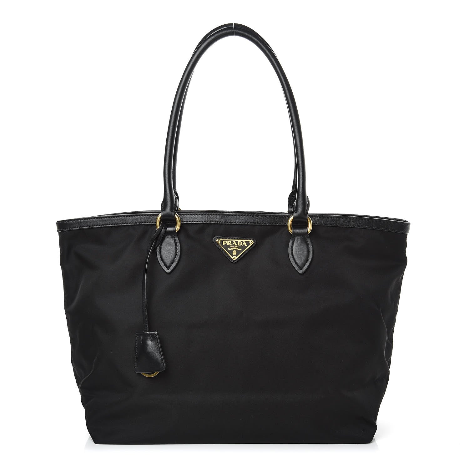 Prada Tessuto Nylon Shopping Tote Black 1 of 9