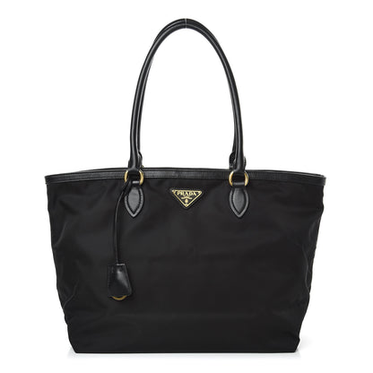 Prada Tessuto Nylon Shopping Tote Black 1 of 9