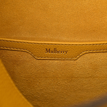 Mulberry Small Classic Grain Calfskin Leighton Deep Amber 6 of 9