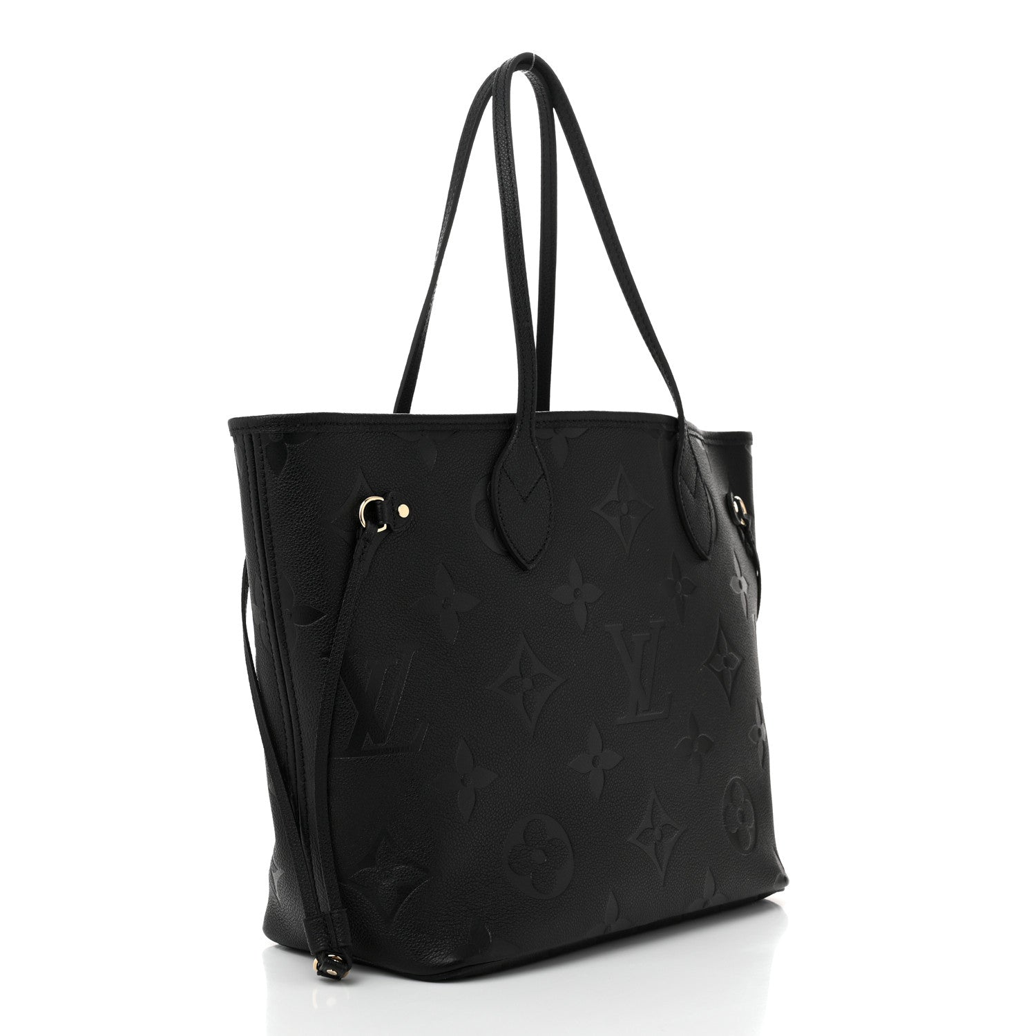 Louis Vuitton Empreinte Monogram Giant Neverfull MM Black 4 of 10
