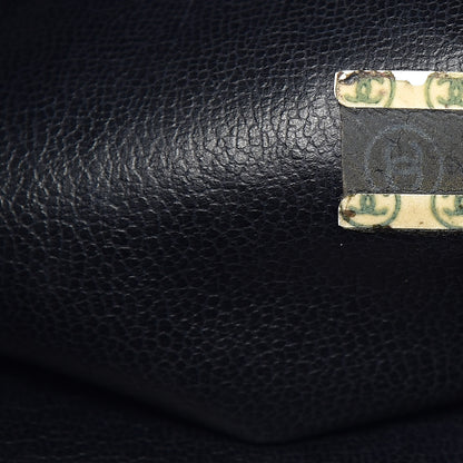 Chanel Lambskin CC Drawstring Bag Navy Blue 8 of 17