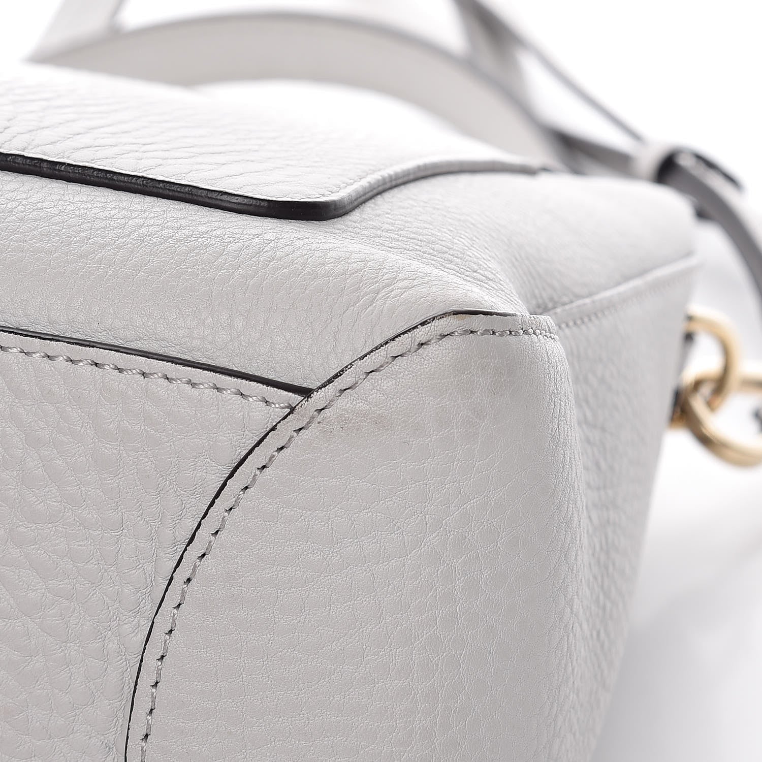 Chloe Calfskin Medium Faye Day Shoulder Bag Airy Grey 12 of 13