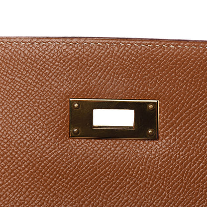 Hermes Courchevel Kelly Retourne 35 Gold 27 of 43