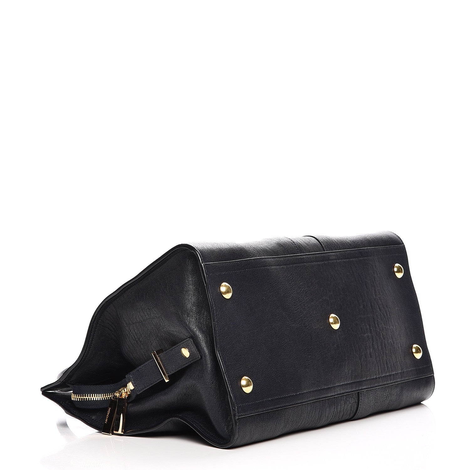 Saint Laurent Sheepskin Medium Cabas ChYc Navy 4 of 9