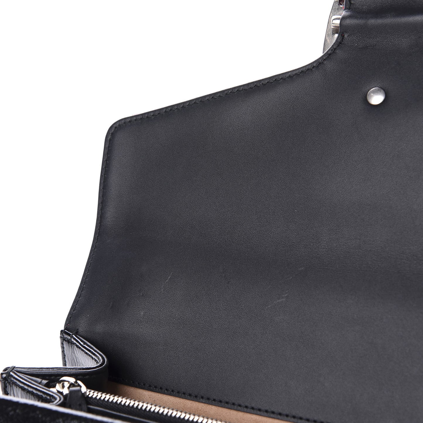 Velvet Skipper GG Monogram Small Dionysus Shoulder Bag Red Cipria Black
