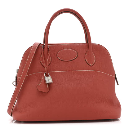 Hermes Taurillon Clemence Bolide 31 Rouge Pivoine 1 of 11
