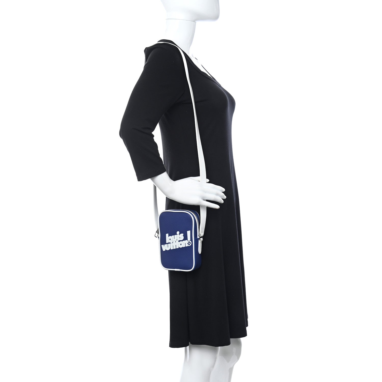 Louis Vuitton Calfskin Everyday LV Danube PPM Blue 2 of 11