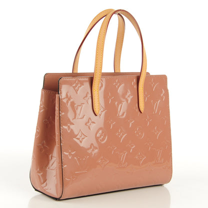 Louis Vuitton Vernis Catalina BB Rose Velours 3 of 9