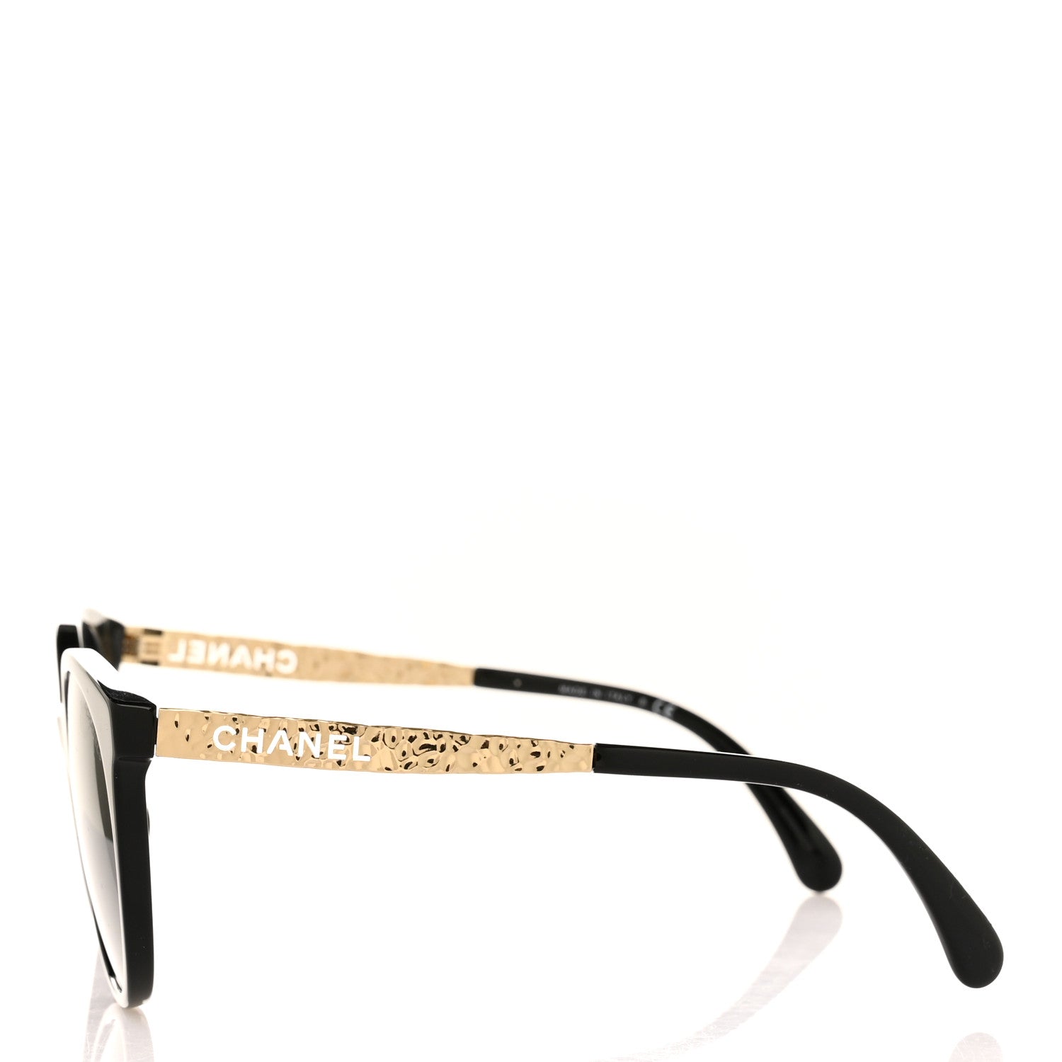 Chanel Acetate Metal Pantos Sunglasses 5440-A Black Gold 3 of 9