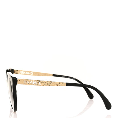 Chanel Acetate Metal Pantos Sunglasses 5440-A Black Gold 3 of 9