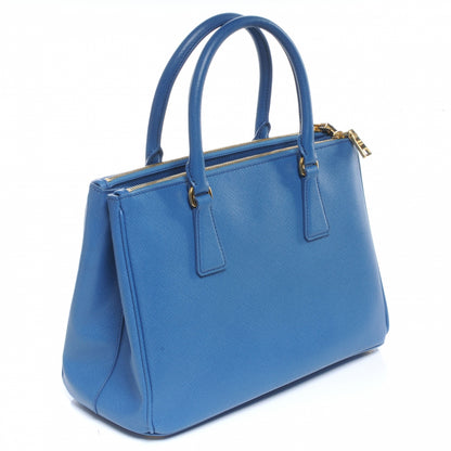 Prada Saffiano Lux Small Tote BN1801 Cobalto 3 of 9