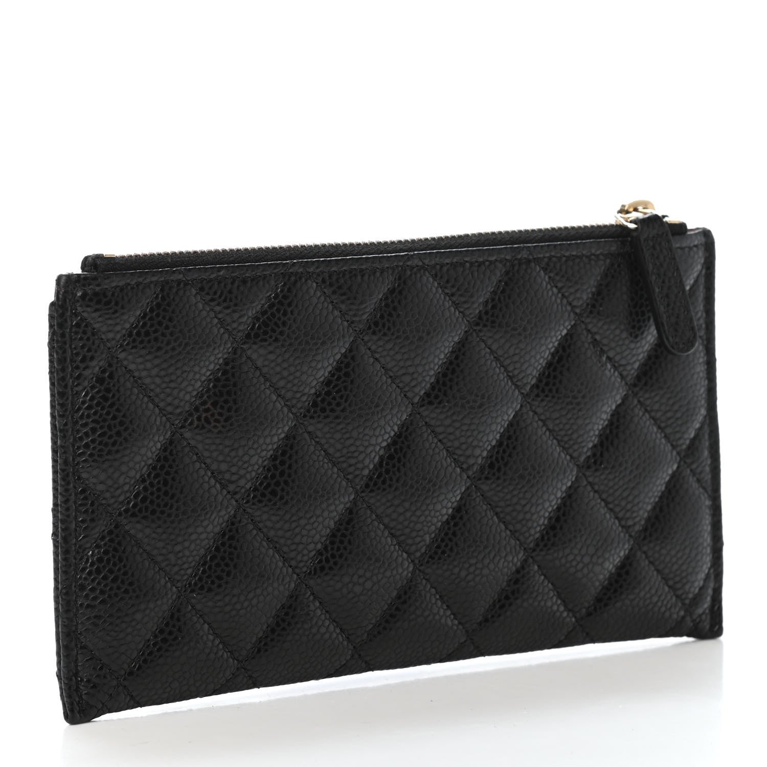 Chanel Caviar Quilted Classic Zip Pouch Black 2 of 4