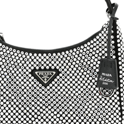 Prada Satin Crystal Mini Re-Edition 2000 Bag Cristal 8 of 11