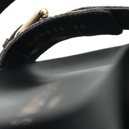 Louis Vuitton Monogram Bom Dia Mule Sandals 36 Black 8 of 9