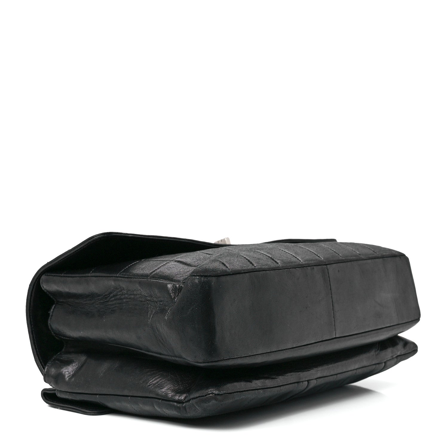 Chanel Lambskin Square Stitched Reissue Multi Pocket Flap Black 4 of 13