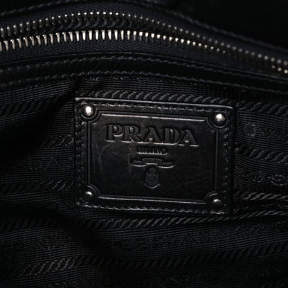Prada Nappa Frills Tote Black 6 of 10