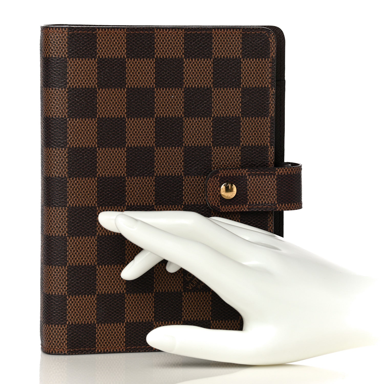 Louis Vuitton Damier Ebene Medium Ring Agenda Cover 2 of 9