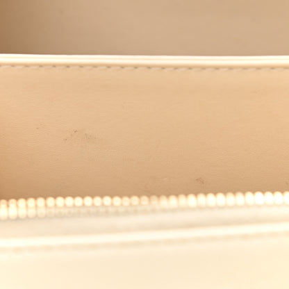Chanel Caviar Quilted Small CC Filigree Vanity Case White 14 of 15