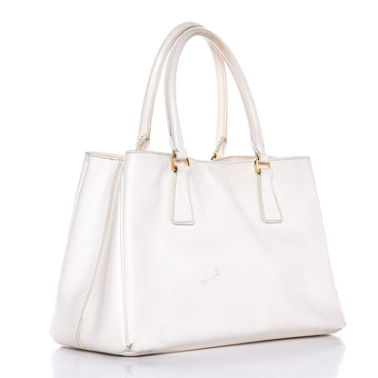 Prada Saffiano Lux Medium Tote Talco 3 of 29