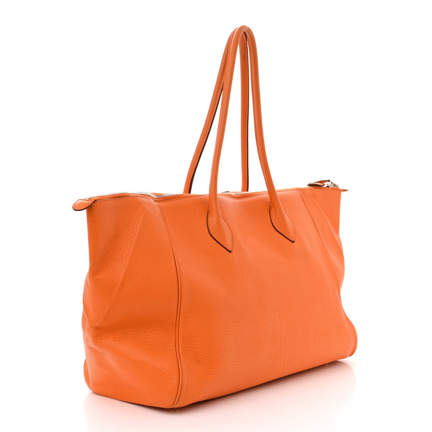 Hermes Taurillon Clemence Paris Bombay 37 Orange 3 of 15
