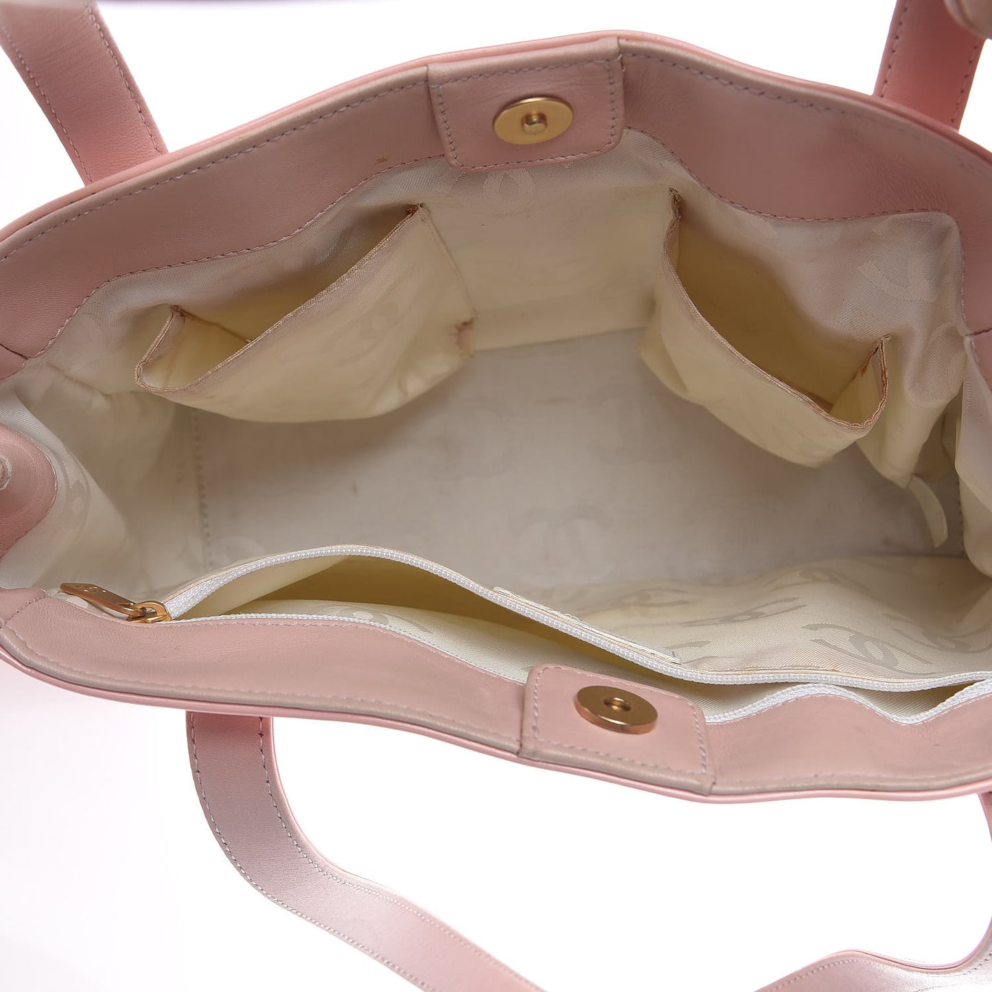 Patent CC Logo Tote Pink