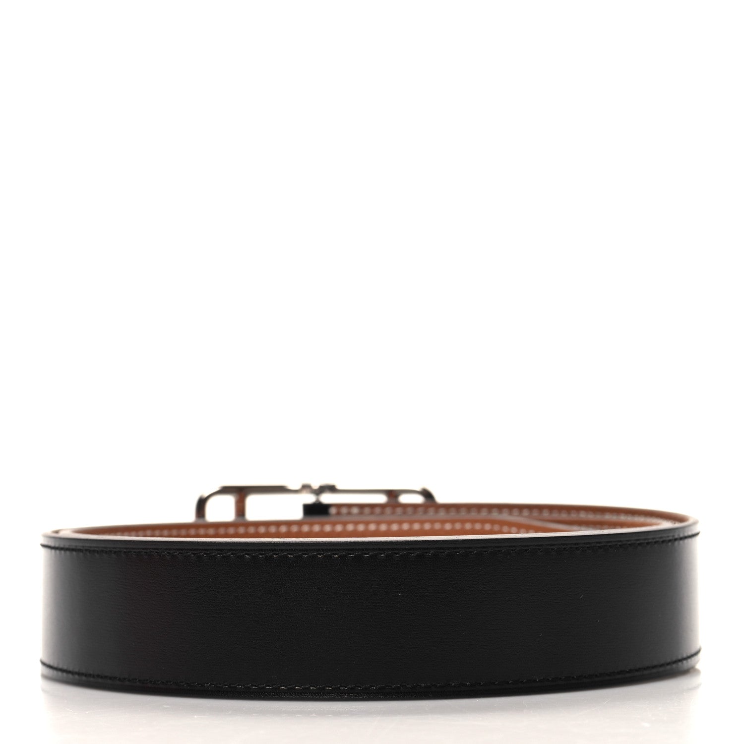 Hermes Box Togo 32mm Cape Cod Belt 85 34 Black Gold 2 of 6