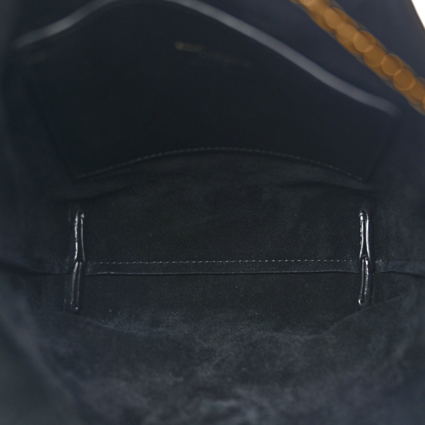 Lambskin Pochon Shoulder Bag Black