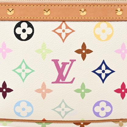 Louis Vuitton Monogram Multicolor Pochette Accessories White 9 of 11