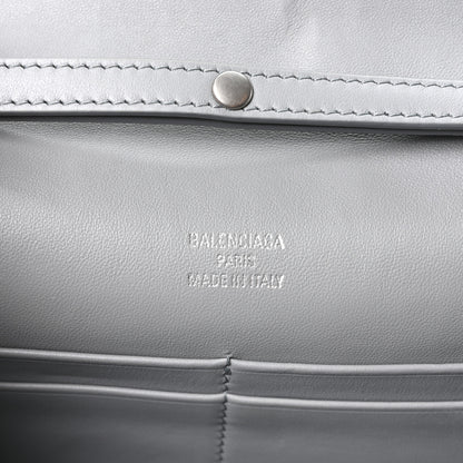 Balenciaga Smooth Calfskin Small Bel Air Clutch On Strap Cloud Grey 6 of 9