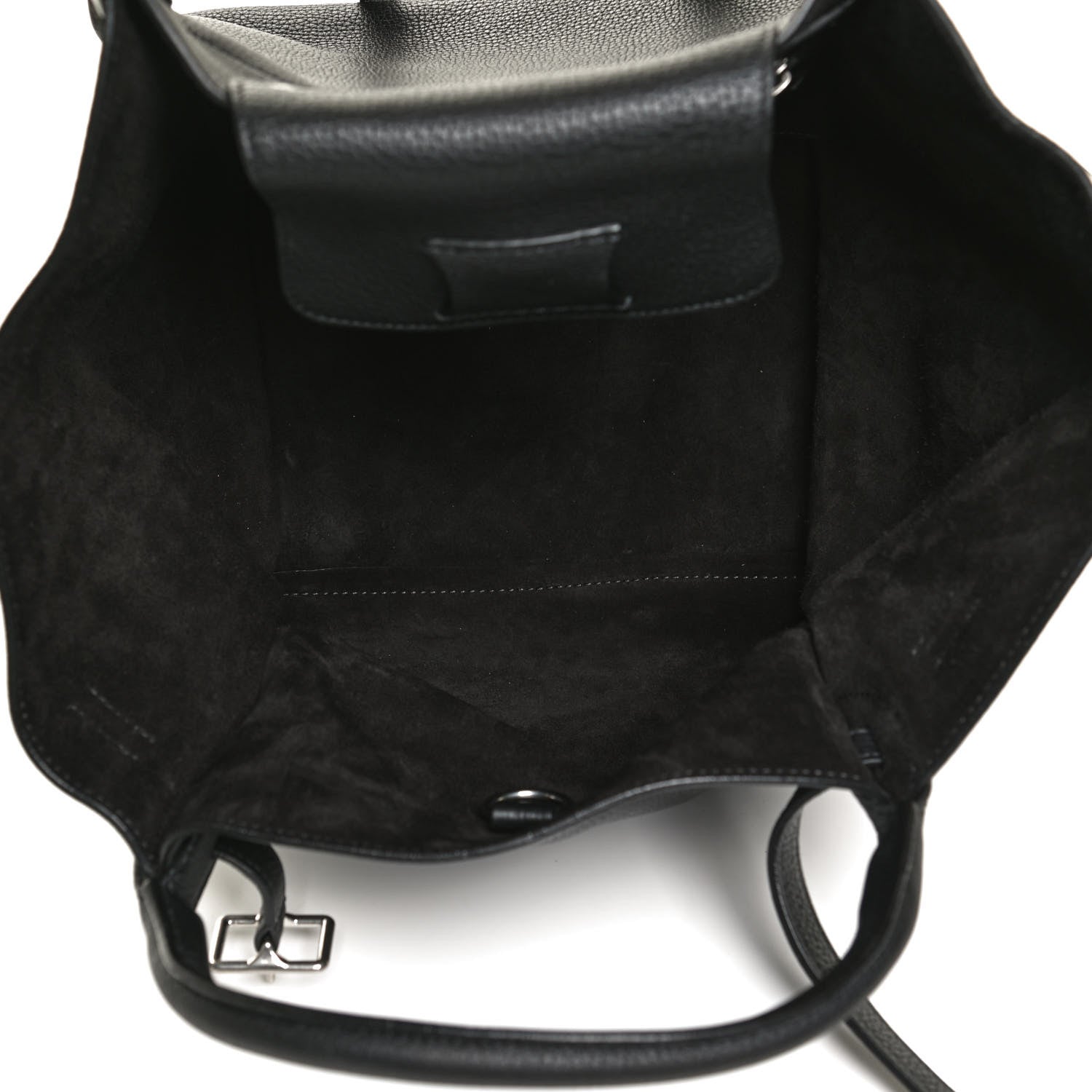 Celine Supple Grained Calfskin Small Long Strap Big Bag Black 5 of 13