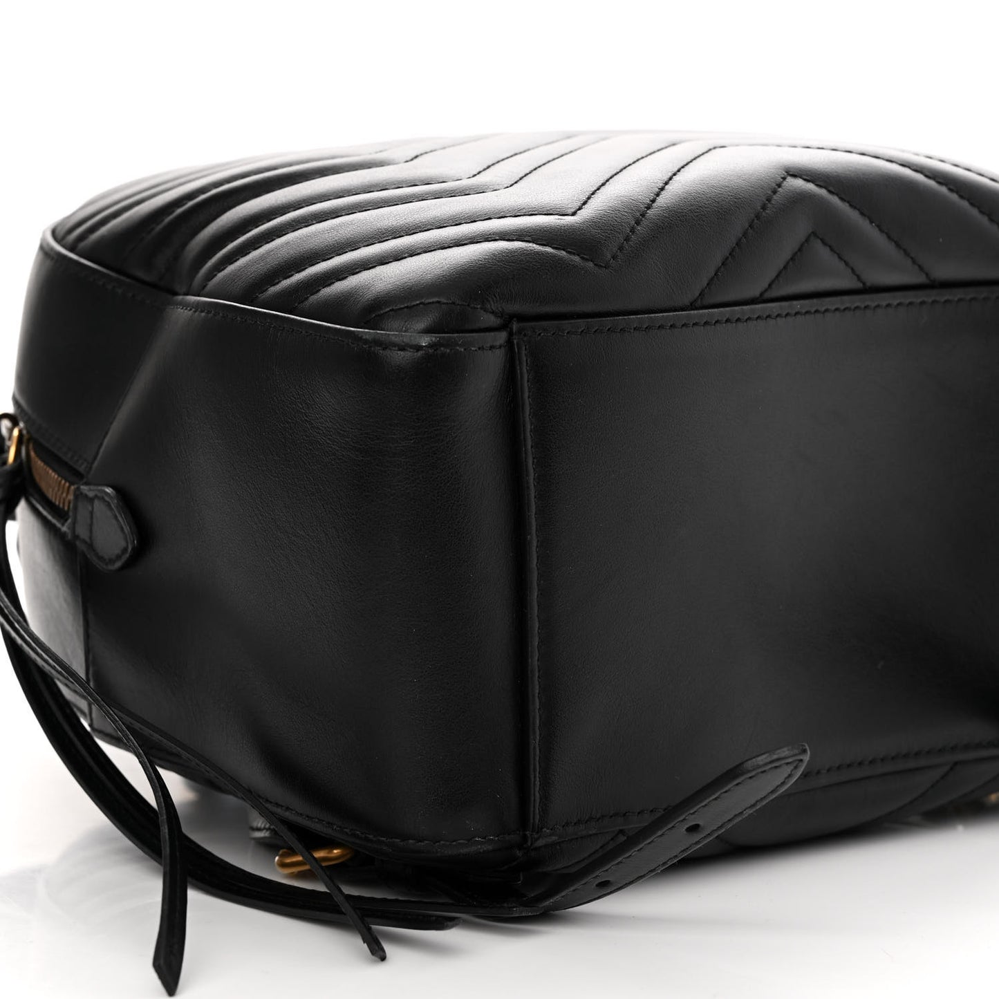 Calfskin Matelasse GG Marmont Dome Backpack Black