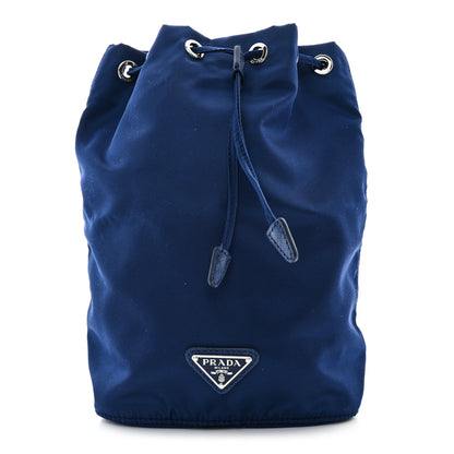 Prada Tessuto Nylon Vela Drawstring Pouch Royal 1 of 7