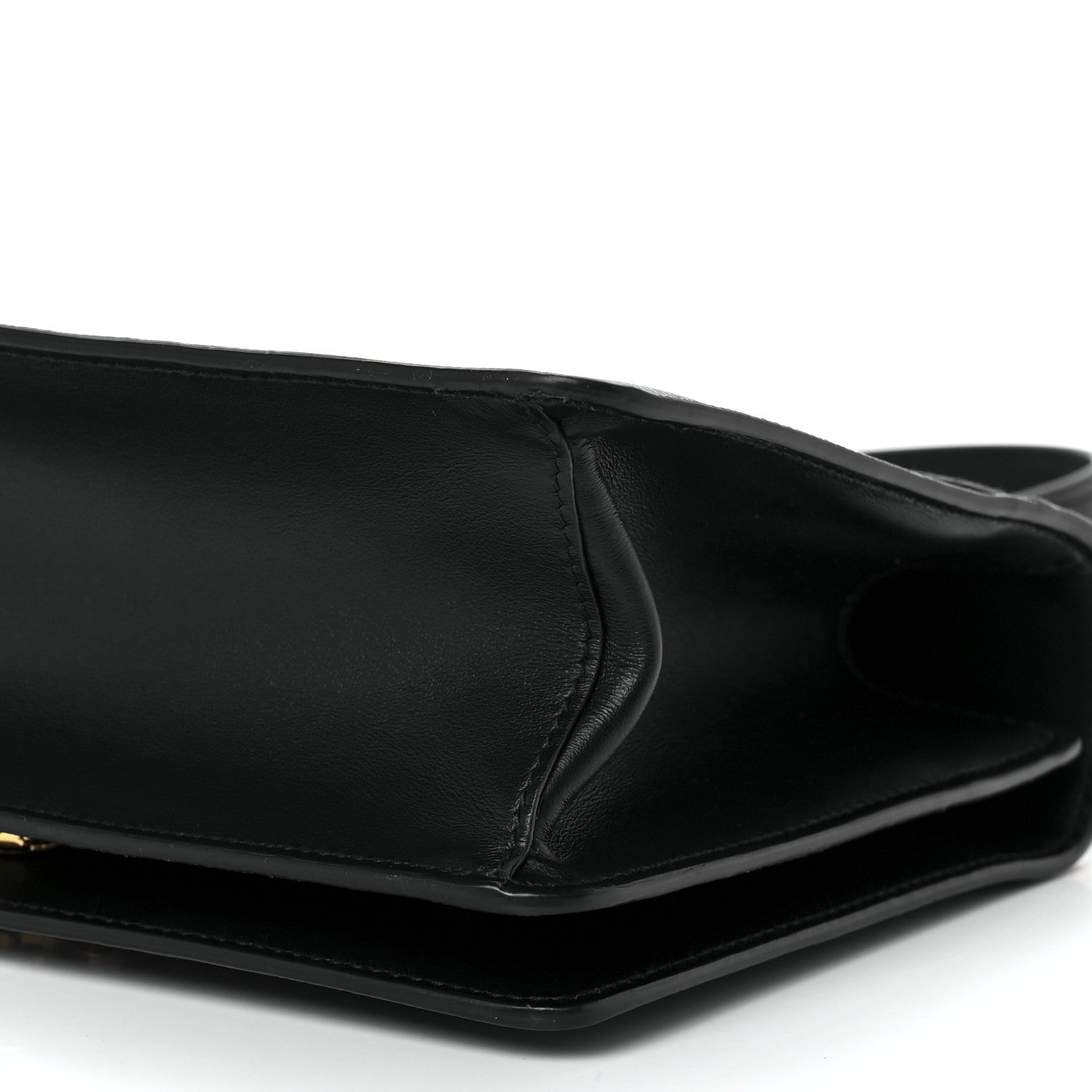 Prada Saffiano Chain Shoulder Bag Black 9 of 9