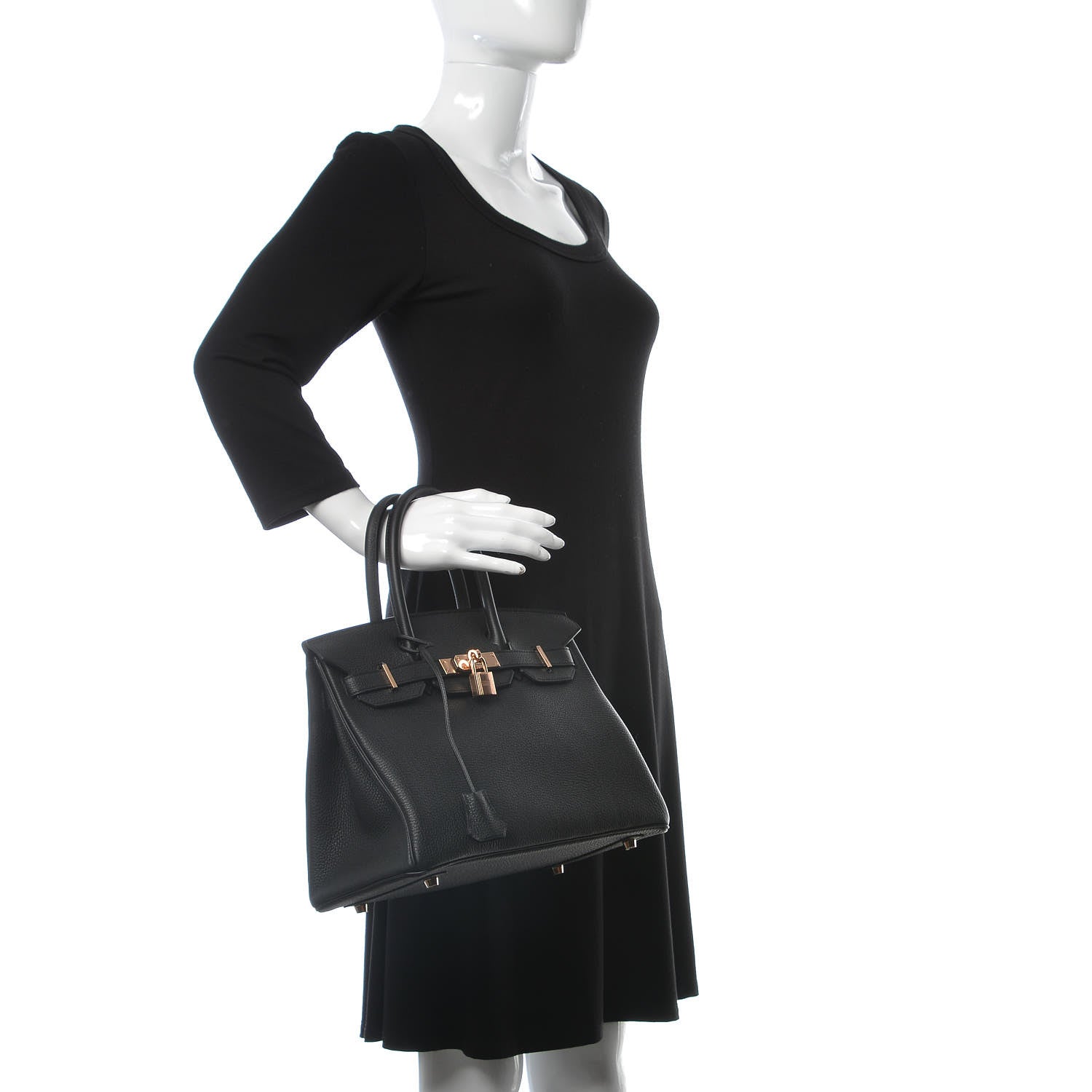 Hermes Togo Birkin 30 Black 2 of 32
