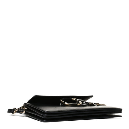 Chloe Suede Calfskin Small Faye Top Handle Bag Black 3 of 16