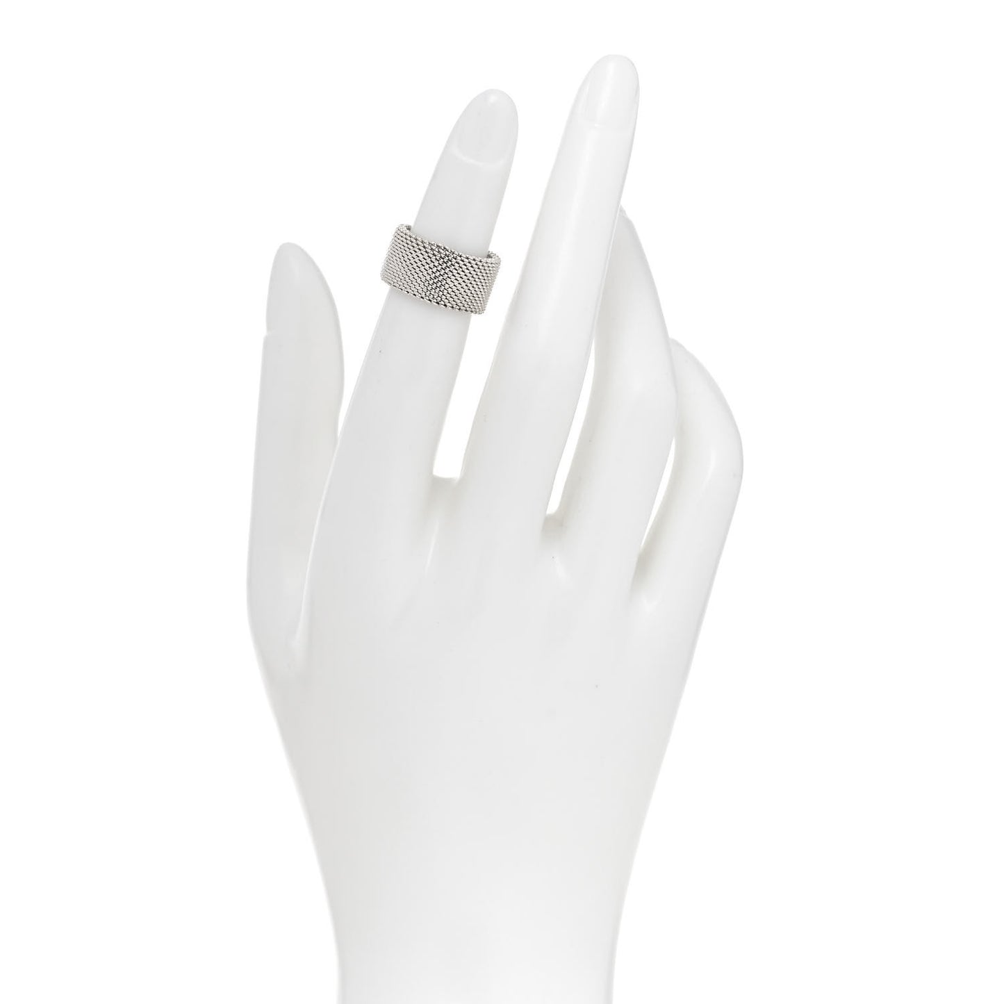 Sterling Silver Somerset Mesh Ring 45 3.25